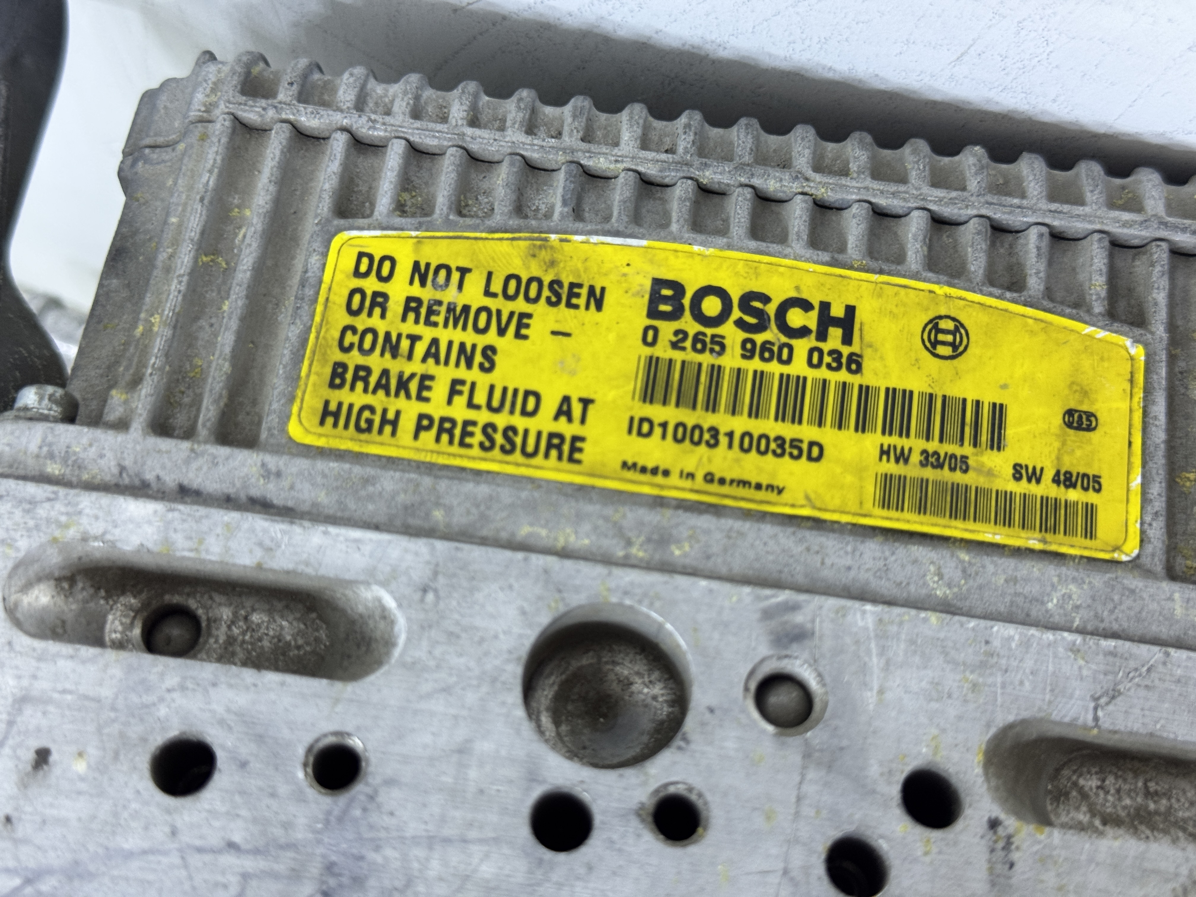 A0054319612 ABS / SBC Beyni gerçek ürün fotoğrafı